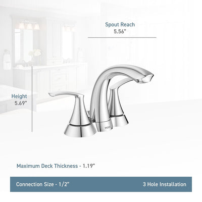 Moen Darcy Chrome Bathroom Faucet 4 in. (cancelled)