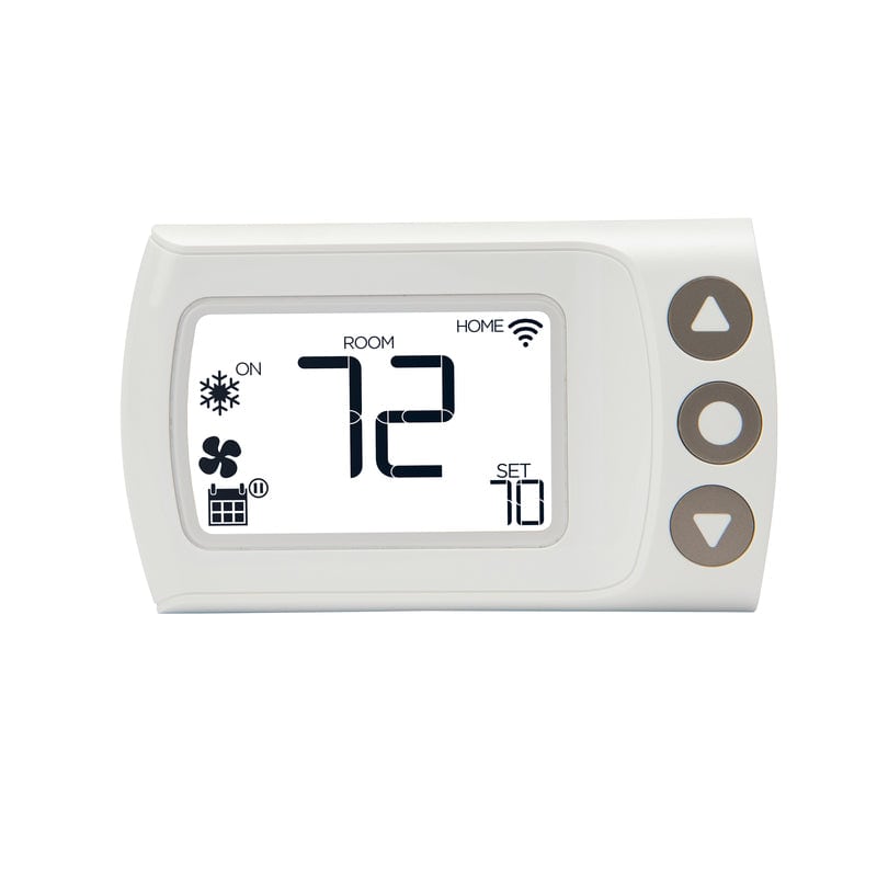 LUX Built In WiFi Heating and Cooling Touch Screen Smart Thermostat