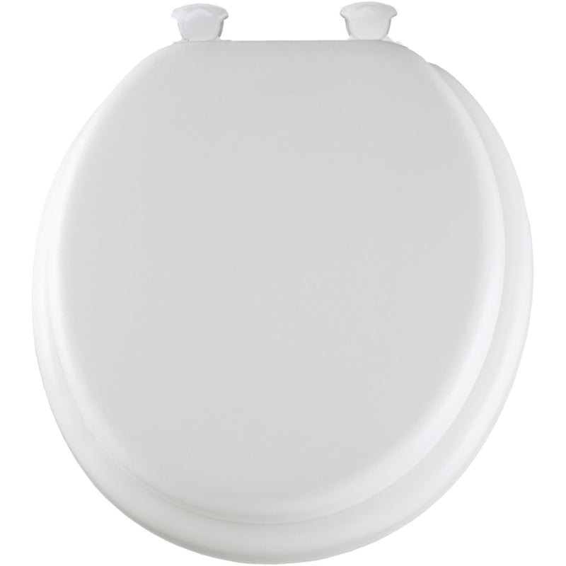 Bemis Round White Soft Toilet Seat