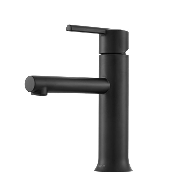 Moen Arlys Matte Black Bathroom Faucet 4 in.