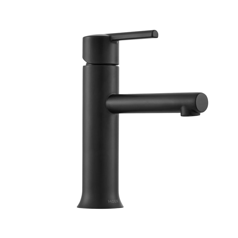 Moen Arlys Matte Black Bathroom Faucet 4 in.