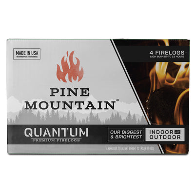 Pine Mountain Quantum Fire Log 4 pk 22 lb