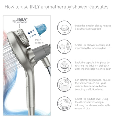 INLY Zen Time Aromatherapy Shower Capsules 0.5 oz 5 pk