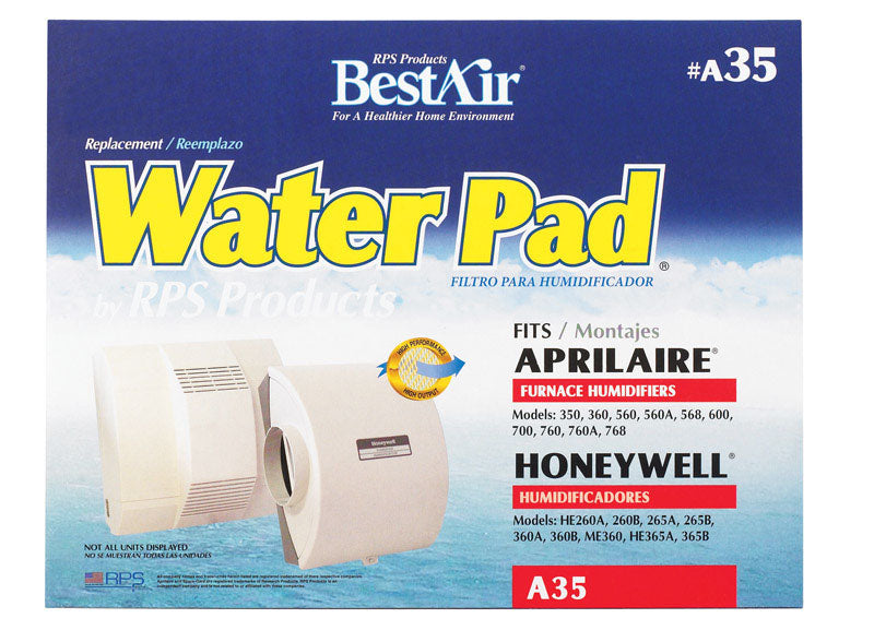 BestAir Replacement Water Pad For Aprilaire 350, 360, 560A, 568, 600, 700, 760A, 768; Honeywell HE26