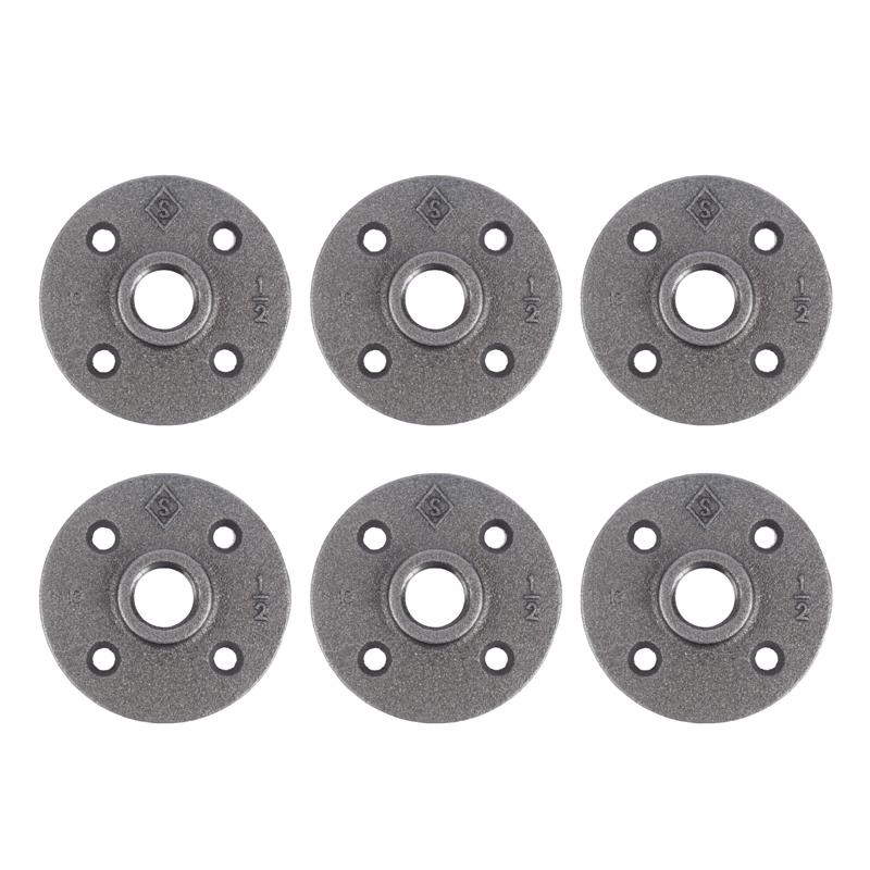 STZ Industries Pipe Decor Iron Flange 1/2 in.