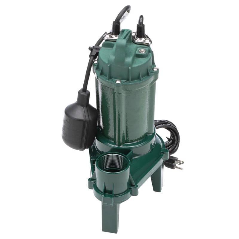 Zoeller 1/3 HP 5250 gph Cast Iron Tethered Float Switch Sewage Pump