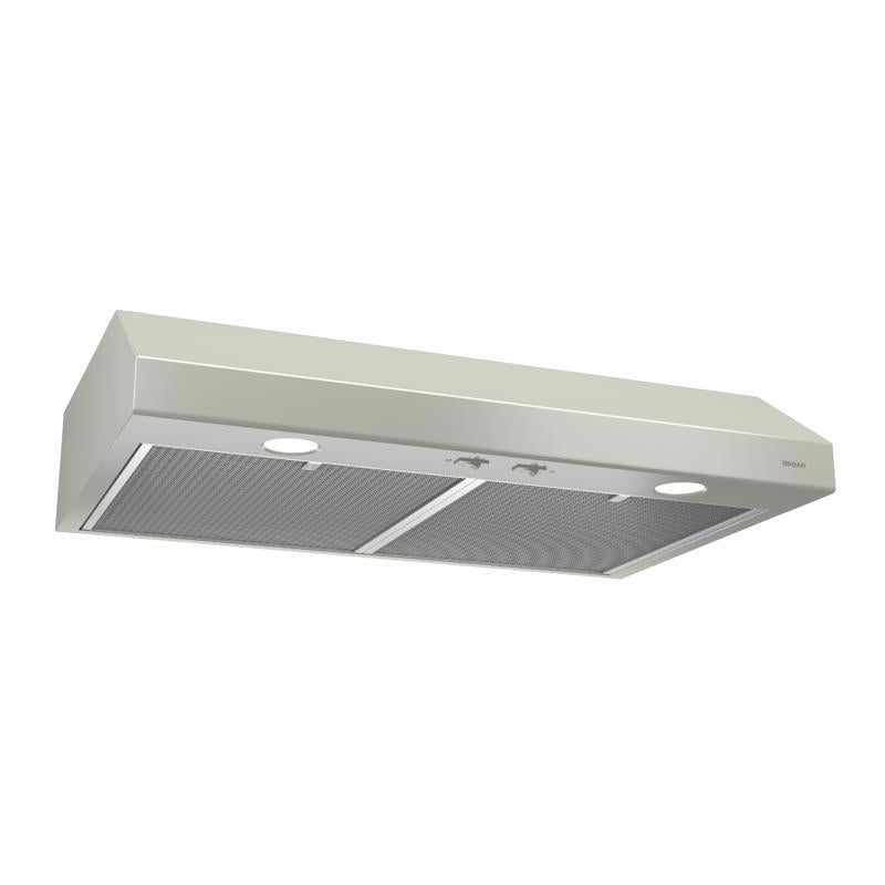 Broan Glacier 36 in. W Bisque Range Hood