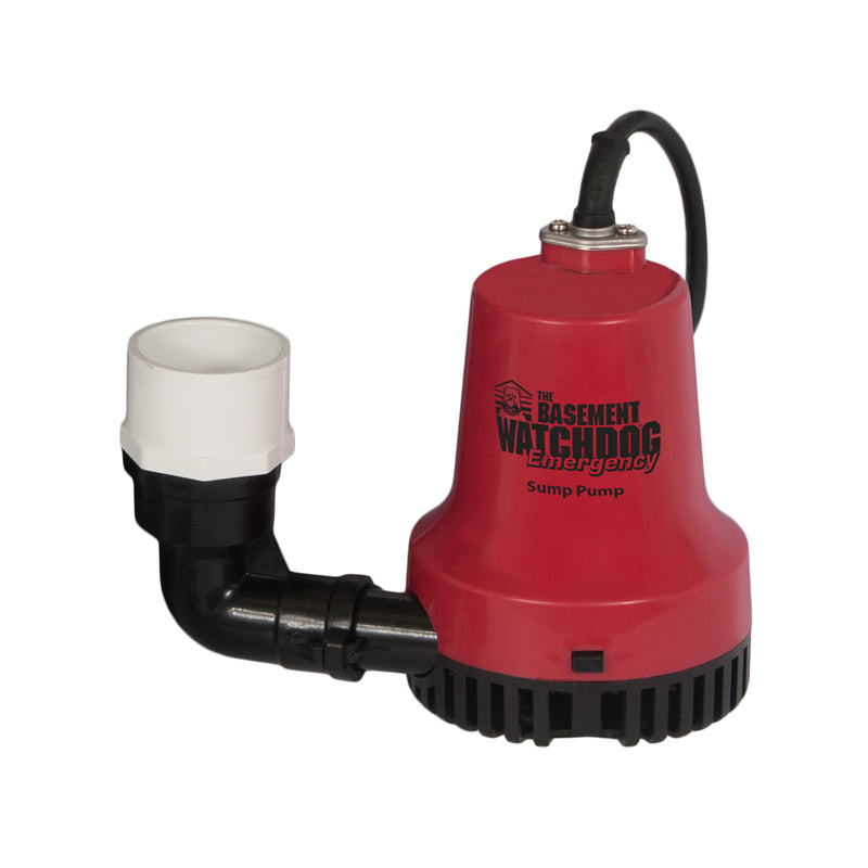 The Basement Watchdog 1/4 HP 2,000 gph Thermoplastic Dual Reed Switch Battery Backup Sump Pump