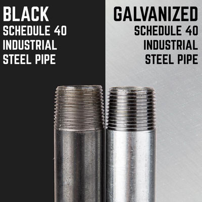 STZ Industries 1-1/2 in. MIP each X 1-1/2 in. D MIP in. Galvanized Steel 10 in. L Nipple