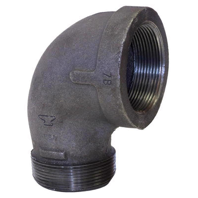 Anvil 1-1/4 in. FPT X 3/4 in. D MPT Galvanized Malleable Iron 90 Degree Street Elbow