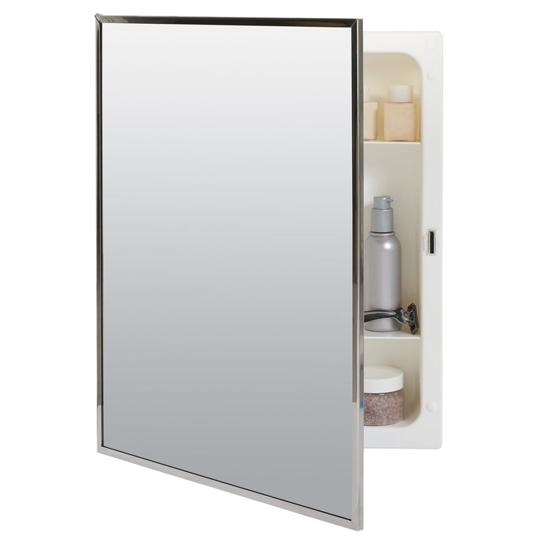 Zenith Products 20-1/8 in. H X 16-1/8 in. W X 3.25 in. D Rectangle Medicine Cabinet