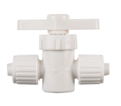 Flair-It 3/8 in. 3/8 in. Plastic Supply Valve