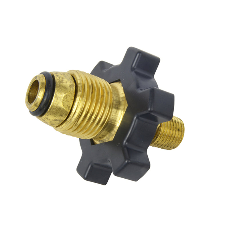 Mr. Heater 1/4 in. D Brass Excess Flow Soft Nose P.O.L x Male Pipe Thread Propane Fitting