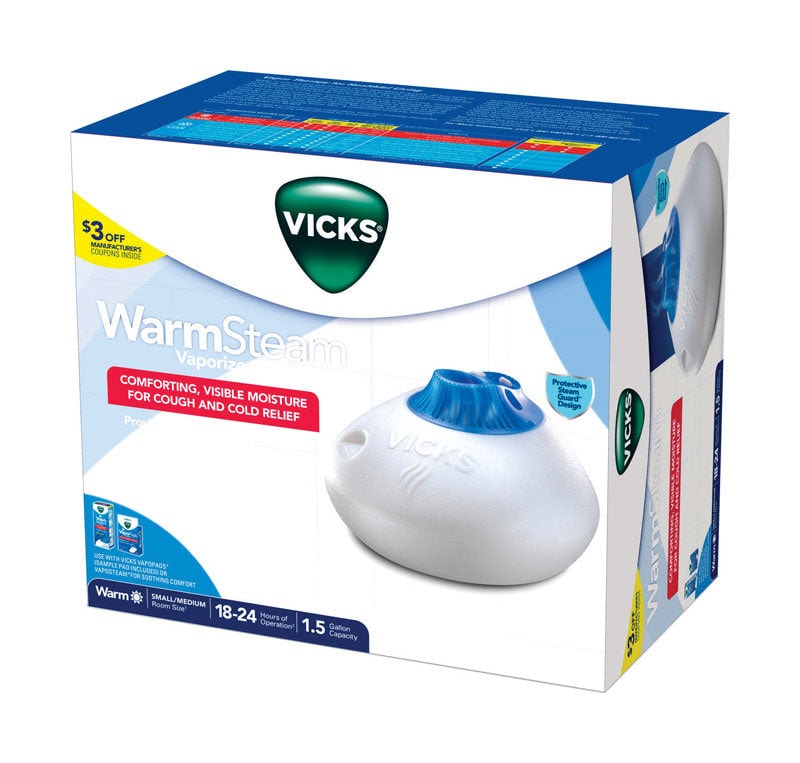 Vicks WarmSteam 1.5 gal 12 sq ft Automatic Steam Vaporizer