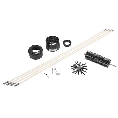 Gardus LintEater 12 ft. L Black/White Plastic Vent Cleaning Kit