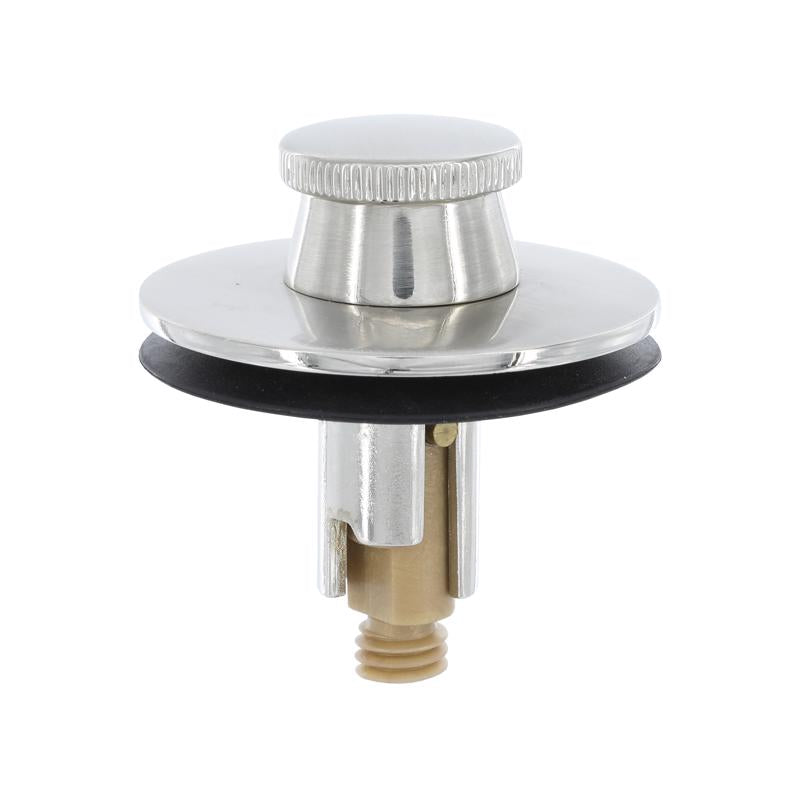 Danco 2 in. Brushed Nickel Brass Lift Plug and Drain