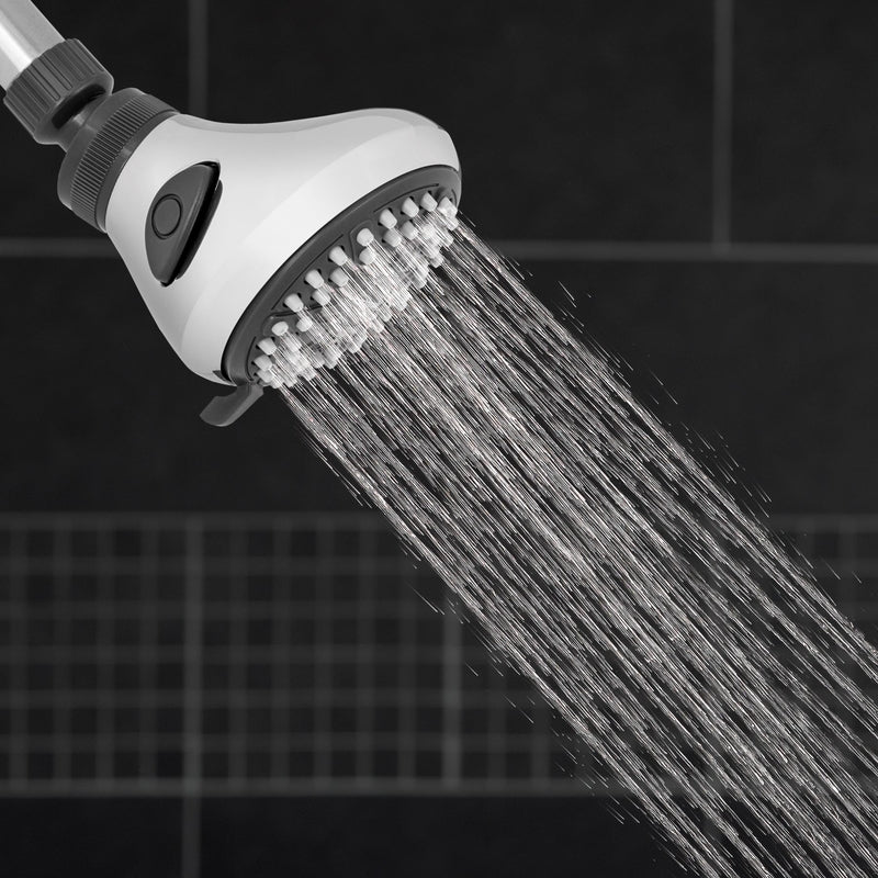 Waterpik EcoFlow Chrome 4 settings Showerhead 1.6 gpm