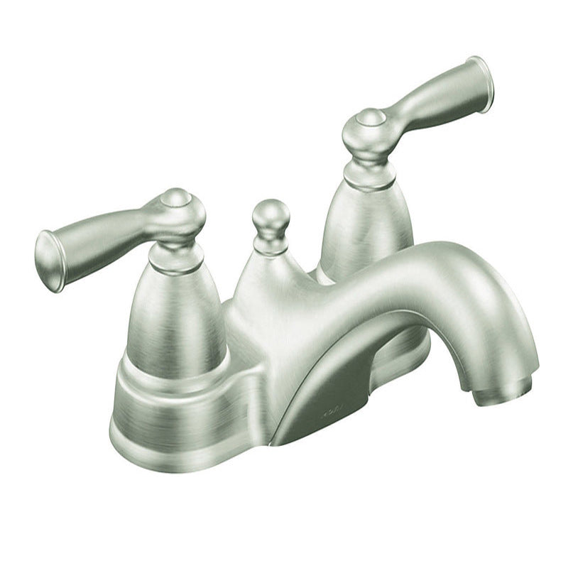 Moen Banbury Brushed Nickel Bathroom Faucet 4 in.