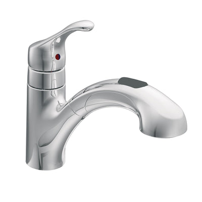 Moen Renzo One Handle Chrome Pull-Out Kitchen Faucet