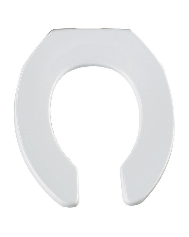 Bemis Round White Plastic Toilet Seat