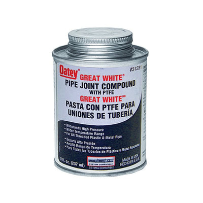 Oatey Great White White Pipe Joint Compound 16 oz