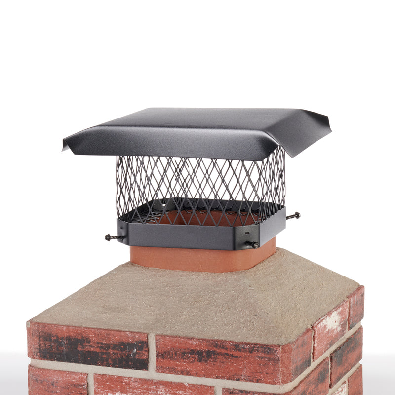 HY-C Shelter various in. Powder Coated Steel Chimney Cap