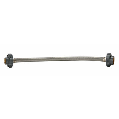 Fluidmaster 3/8 in. Compression X 1/2 in. D FIP 16 in. Stainless Steel Supply Line