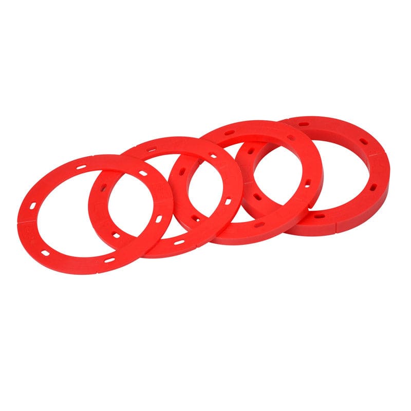 Set-Rite Toilet Flange Spacer Kit Red Polypropolene