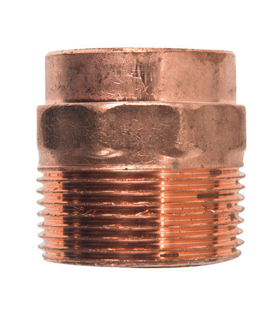 Nibco 1-1/4 in. Copper X 1-1/4 in. D MIP Copper Pipe Adapter 1 pk