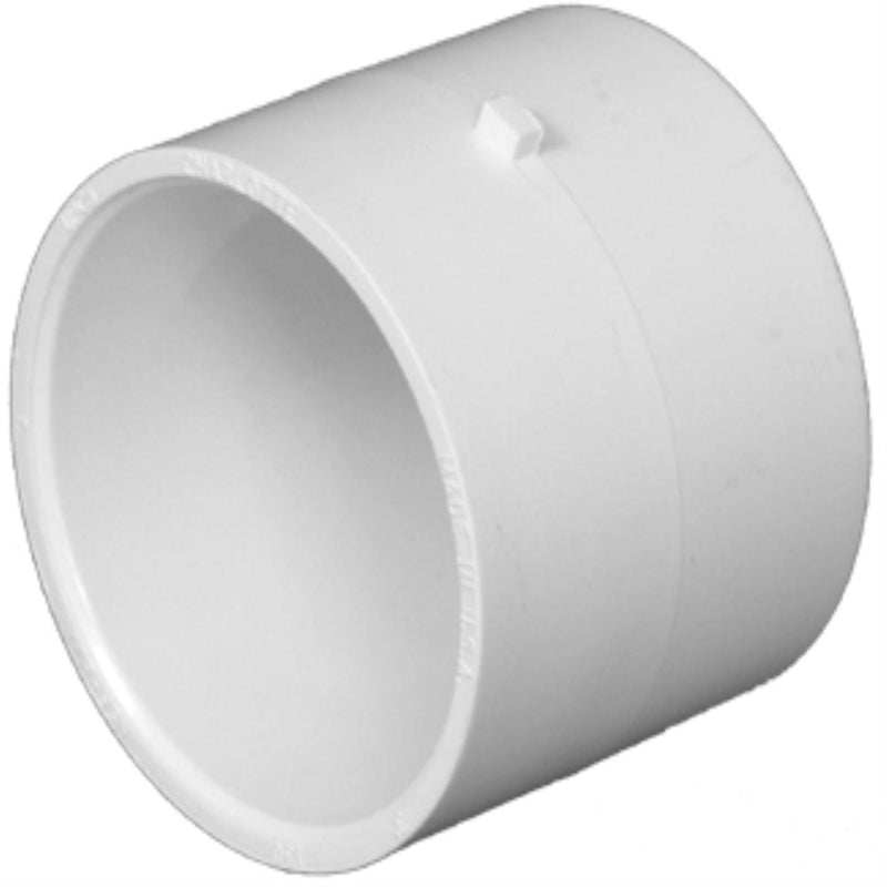 Charlotte Pipe Schedule 40 6 in. Hub X 6 in. D Hub PVC Repair Coupling 1 pk