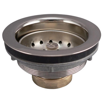 Keeney 3-1/2 in. Nickel Stainless Steel Sink Strainer