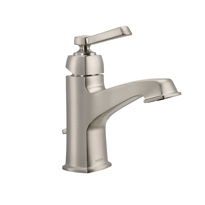 Moen Boardwalk Brushed Nickel Bathroom Faucet 4 in.