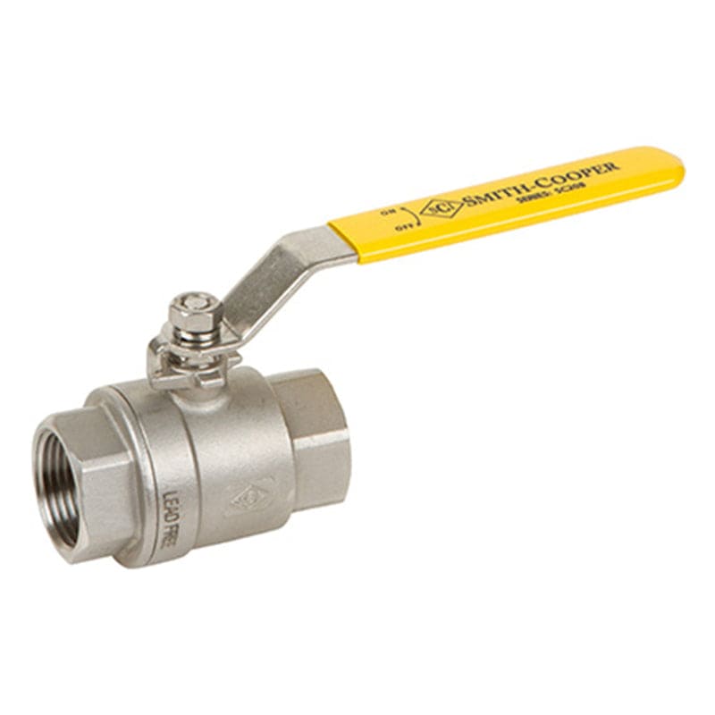 Smith Cooper 3/8 in. Stainless Steel FIP Ball Valve Full Port