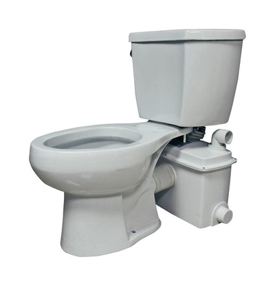 Star Water Systems Powerflush Optima ADA Compliant 1.28 gal White Elongated Complete Toilet