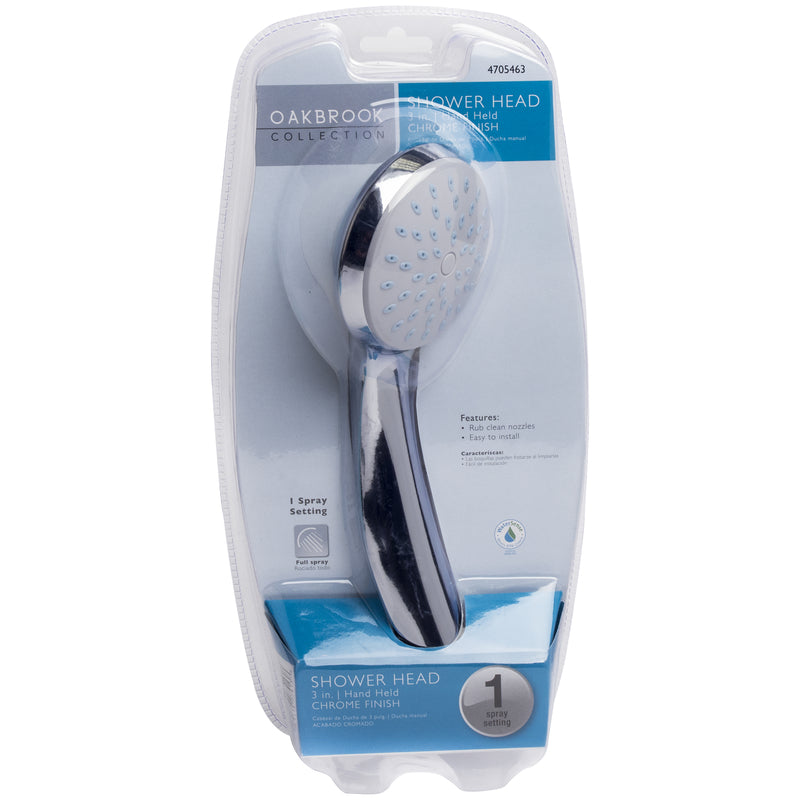 OakBrook Chrome PVC 1 settings Handheld Showerhead 1.8 gal