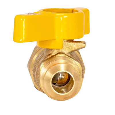 BrassCraft Magne Flo 1/2 in. Flare X 1/2 in. FIP Brass Gas Valve