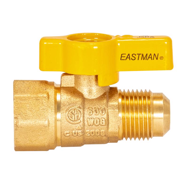 BrassCraft Magne Flo 1/2 in. Flare X 1/2 in. FIP Brass Gas Valve