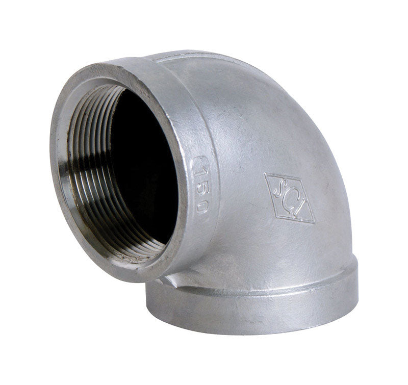 Smith-Cooper 1-1/4 in. FPT X 1-1/4 in. D FPT Stainless Steel 90 Degree Elbow