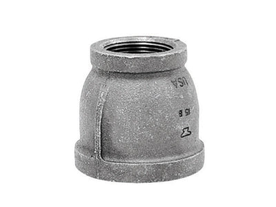 Anvil 1-1/2 in. FPT X 1 in. D FPT Black Malleable Iron Reducing Coupling