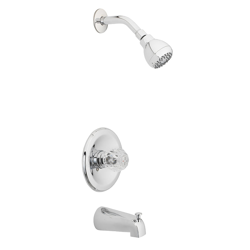 OakBrook 1-Handle Chrome Tub and Shower Faucet