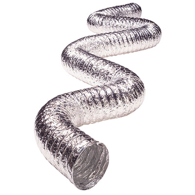 Deflect-O Jordan 300 in. L X 6 in. D Silver/White Aluminum Vent Hose