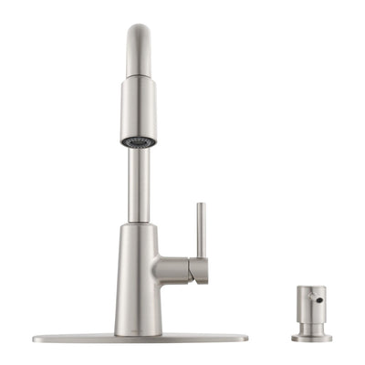Moen Nori One Handle Stainless Steel Pull-Down Kitchen Faucet