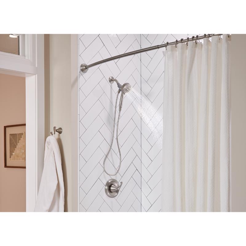 Moen Medium Brushed Nickel Metal 2-5/8 in. L Rope/Tarp Hook 20 lb 1 pk