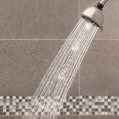 Waterpik PowerPulse Massage Brushed Nickel 7 settings Wallmount Showerhead 1.8 gpm