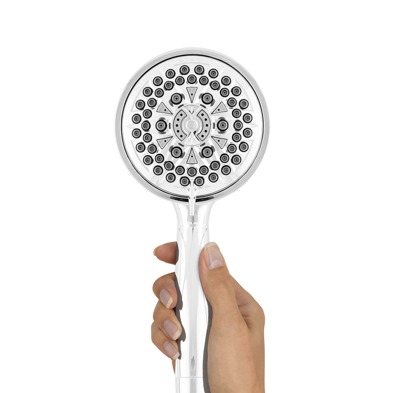 Waterpik PowerPulse Massage Chrome Chrome Seven settings Handheld Showerhead 1.8 gpm