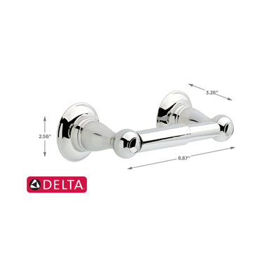 Delta Porter Chrome Silver Toilet Paper Holder