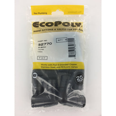 Flair-It Ecopoly 1 in. PEX Barb X 1 in. D PEX Elbow