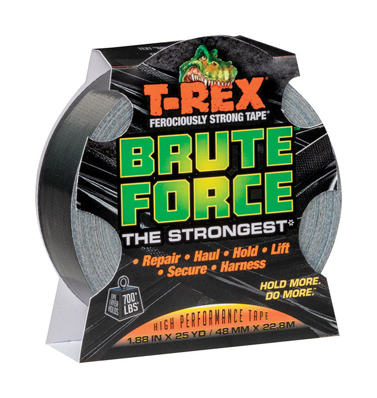 T-Rex Brute Force 1.88 in. W X 25 yd L Black Duct Tape