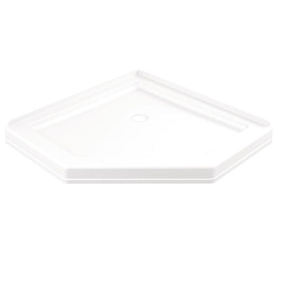 Delta 38-1/4 in. W X 38-1/4 in. L White Shower Base