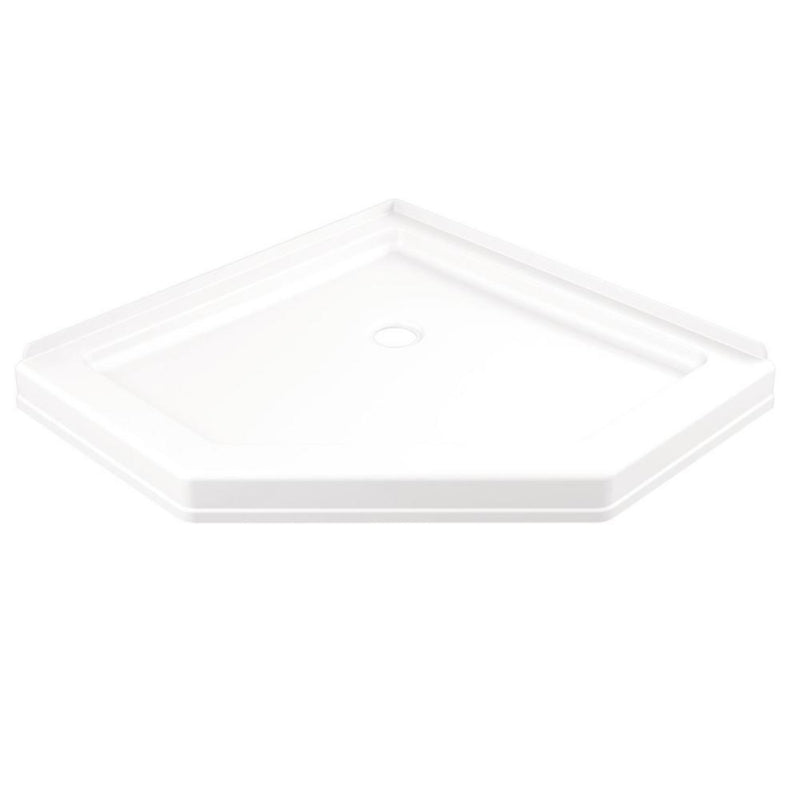Delta 38-1/4 in. W X 38-1/4 in. L White Shower Base